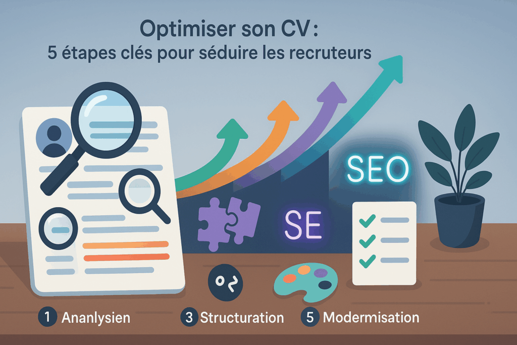 Optimiser son CV : 5 étapes clés pour séduire les recruteurs